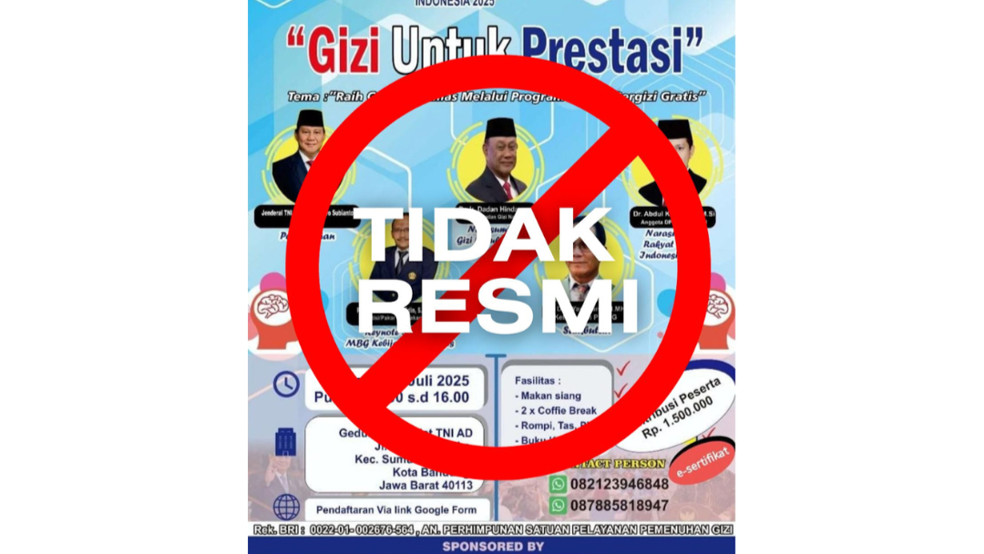BGN Sijunjung Tegaskan Kegiatan Deklarasi dan Seminar PSPPG di Bandung Bukan Kegiatan Resmi